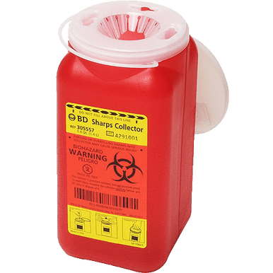BD Home Sharps Container Disposal 1.4 qt