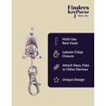 thumbnail image 3 of Finders Key Purse - Womens Key Finder Original Patented Slim Pickings Keychain Key Holder with Clasp Purse Hook Cute Keychain Accessories, 3 of 5
