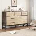 thumbnail image 5 of Garvee 52" Wide 7-Drawer Dresser, Wooden Chest of Drawers for Bedroom & Closet, Natural, 5 of 10