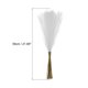thumbnail image 2 of Uxcell 30Pcs Hierba de Pampas Falsa de 21" para Decoración de Bodas Blanca, 2 of 7