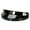Black, variant on Anti-UV 3 Snap-Button Visor Shield Lens Visor Flip Up Wind Shield for Open Face