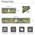 thumbnail image 3 of Yayeee Faucet Mat for Kitchen Sink 30" Diatomite Long Splash Guard Pad, Orange Floral Garden, 3 of 7