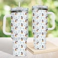 thumbnail image 2 of CARTOON Mickey Mouse Cruise Tumbler 40oz, Vacation Stainless Travel Mug With Straw, Nautical Mickey Tumbler, CARTOON Cruise Tumbler Cup, 2 of 3