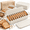 White-1pc, variant on Easy-Release 11-Slot Silicone Bread Freezer Box with Dividers, Heavy-Duty Sourdough Bread Freezer Container with Flexible 1-Inch Slots for Homemade Artisan Slice