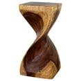 thumbnail image 2 of Strata Furniture Table d'Appoint à une Rotation en Bois Traditionnel de 24 X 12 Po en Noyer, 2 of 7