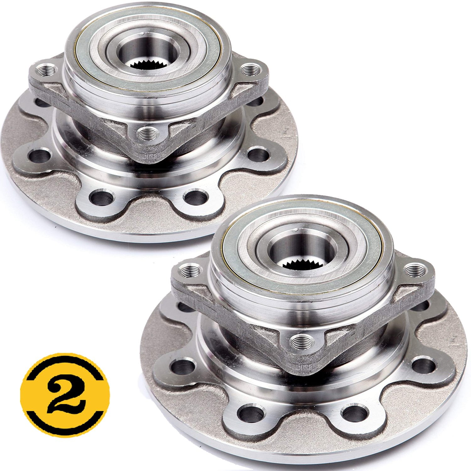 , 2-Wheel ABS Models 1-Pack 4WD 4x4 with 8 Wheel Lugs 515012 FRONT Wheel Hub and Bearing Assembly for 1994-1999 Dodge RAM 2500 Pickup 