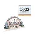 thumbnail image 1 of Inicio Navidad Puente de Modelo Village Luz Calendario Adornos, 1 of 9