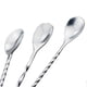 thumbnail image 3 of 3 Pcs Extra Long Stainless Steel Mixing Spoons with Spiral Pattern, Bar Tools for Cocktail Shaker & Bartending, 3 of 5