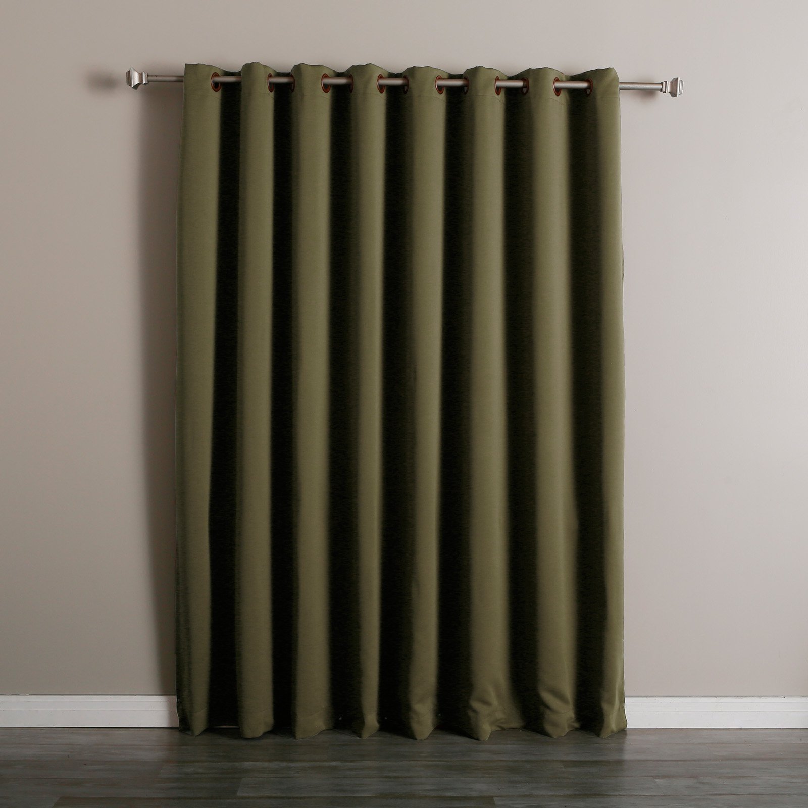 Best Home Fashion Wide Thermal Grommet Blackout Curtain