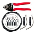 thumbnail image 2 of S SERENABLE Universal Gear Brake Line Pipe Wire Elbow Caterpillar Front Rear Black, 2 of 5