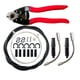 thumbnail image 2 of Cable de bicicleta, funda para desviador, palanca de cambios de montaña, engarces, cable de freno naranja Negro, 2 of 5