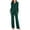 Green, variant on Elainilye Fashion Modal Pajamas Women Single-breasted Pajamas Autumn Winter Long Sleeve Pajama Pants Homewear Sleepwear Pajama Set,Blue