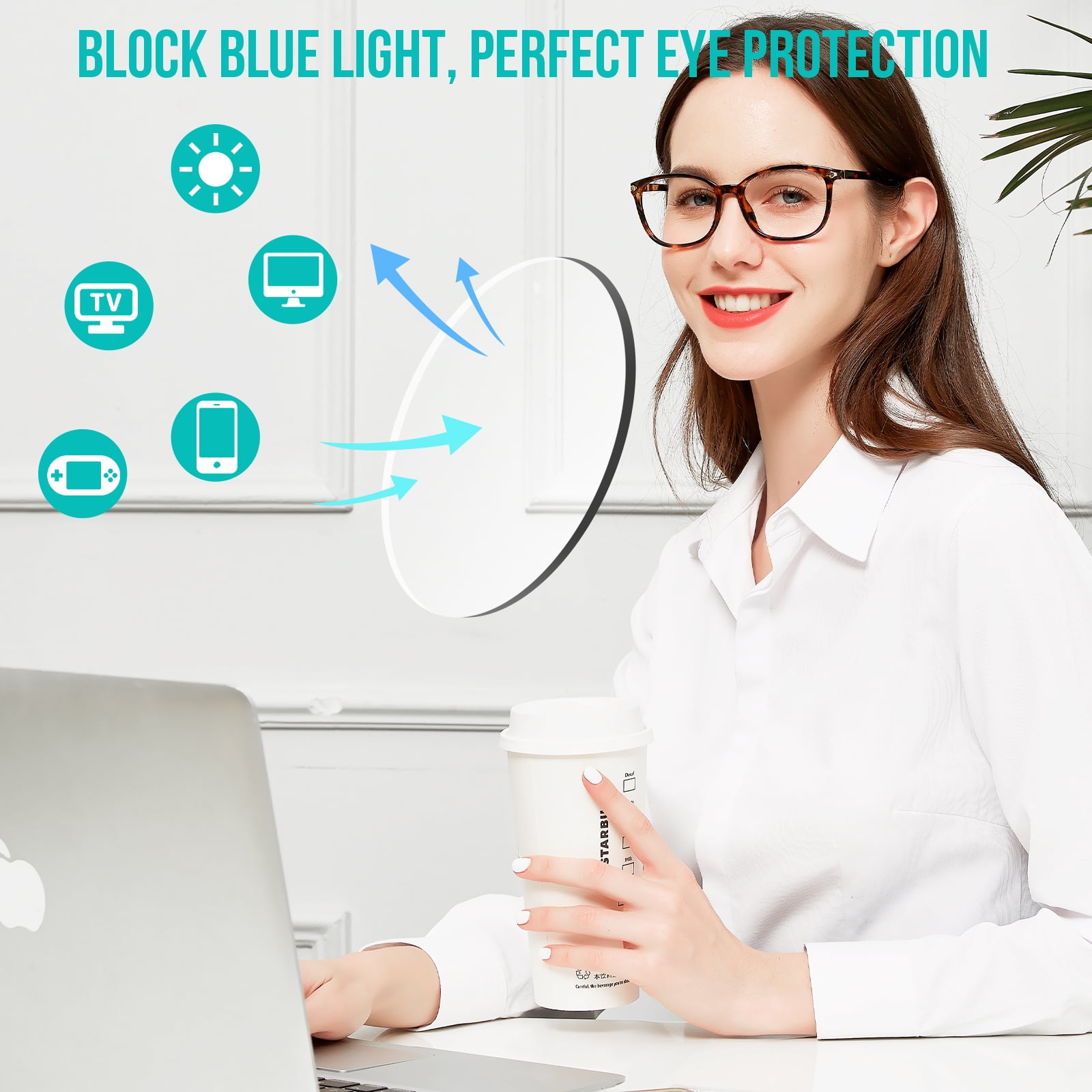 WEMOOTANTS 4 Packs Large Blue Light Blocking 4.0 Reading Glasses for Women Brown Tortoise Readers 4.00 for Gaming Computer Phone 1.0 1.25 1.5 1.75 2.0 2.25 2.5 2.75 3.0 3.5 4.00
