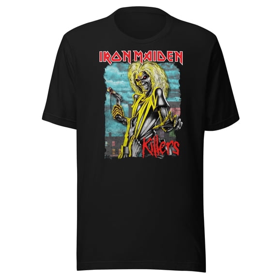 Iron Maiden Killers Unisex T-Shirt - Black - Extra Small