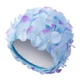 thumbnail image 2 of Uccdo Little Girls Retro Style Swimming Hats 3D Flower Petal Bathing Caps For Teenager Big Girls, 2 of 3