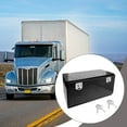 thumbnail image 1 of Caja de herramientas para caja de camioneta, almacenamiento debajo de la carrocería, garaje, de remolque a prueba de polvo, organizador para viajes de Negro, 1 of 8