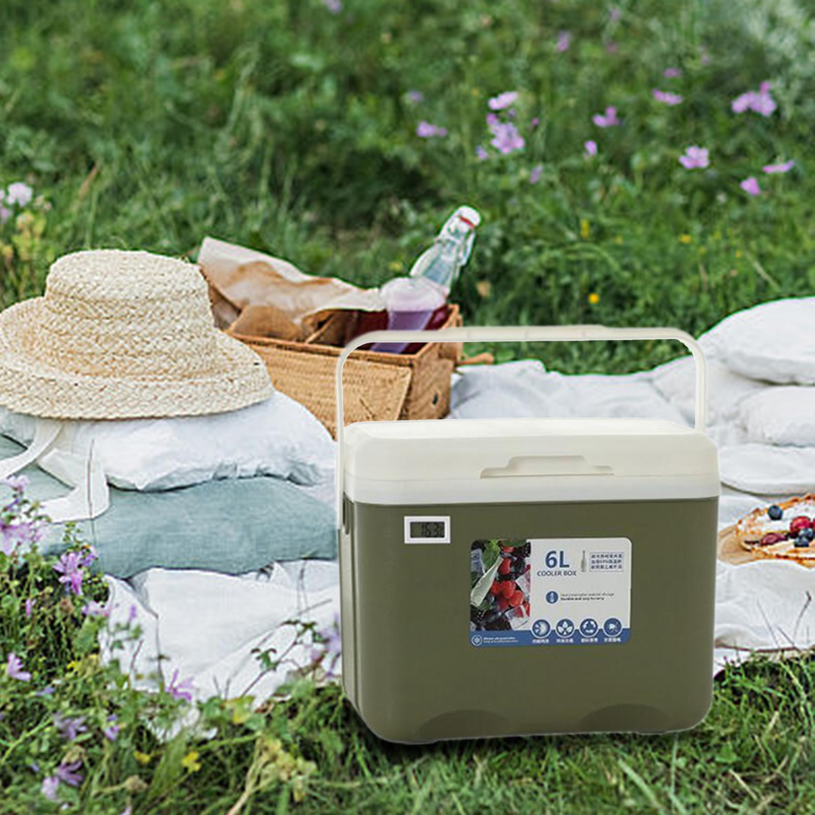 koolsoo Insulated Box Personal Small Ice Chest Insulated Portable for Outdoor Barbecue Sport Drink Breast Milk Food green