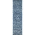 thumbnail image 5 of SAFAVIEH Ikat Laura Geometric Circles Wool Area Rug, Dark Blue/Multi, 4' x 6', 5 of 8