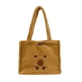 thumbnail image 4 of Bolsa de Mano de Peluche Capibara: Accesorio Suave y Adorable, 4 of 5