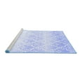 thumbnail image 2 of Ahgly Company Machine Washable Indoor Rectangle Abstract Blue Contemporary Area Rugs, 7' x 10', 2 of 4