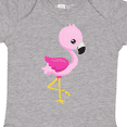 thumbnail image 4 of Inktastic Cute Flamingo, Baby Flamingo, Pink Flamingo Girls Baby Bodysuit, 4 of 5