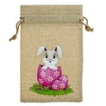 thumbnail image 2 of KCGYNP Easter Linen Candy Bags,Cartoons Pattern Gift Bags,Easter Bags,5.51x3.94x0.39in, 2 of 6