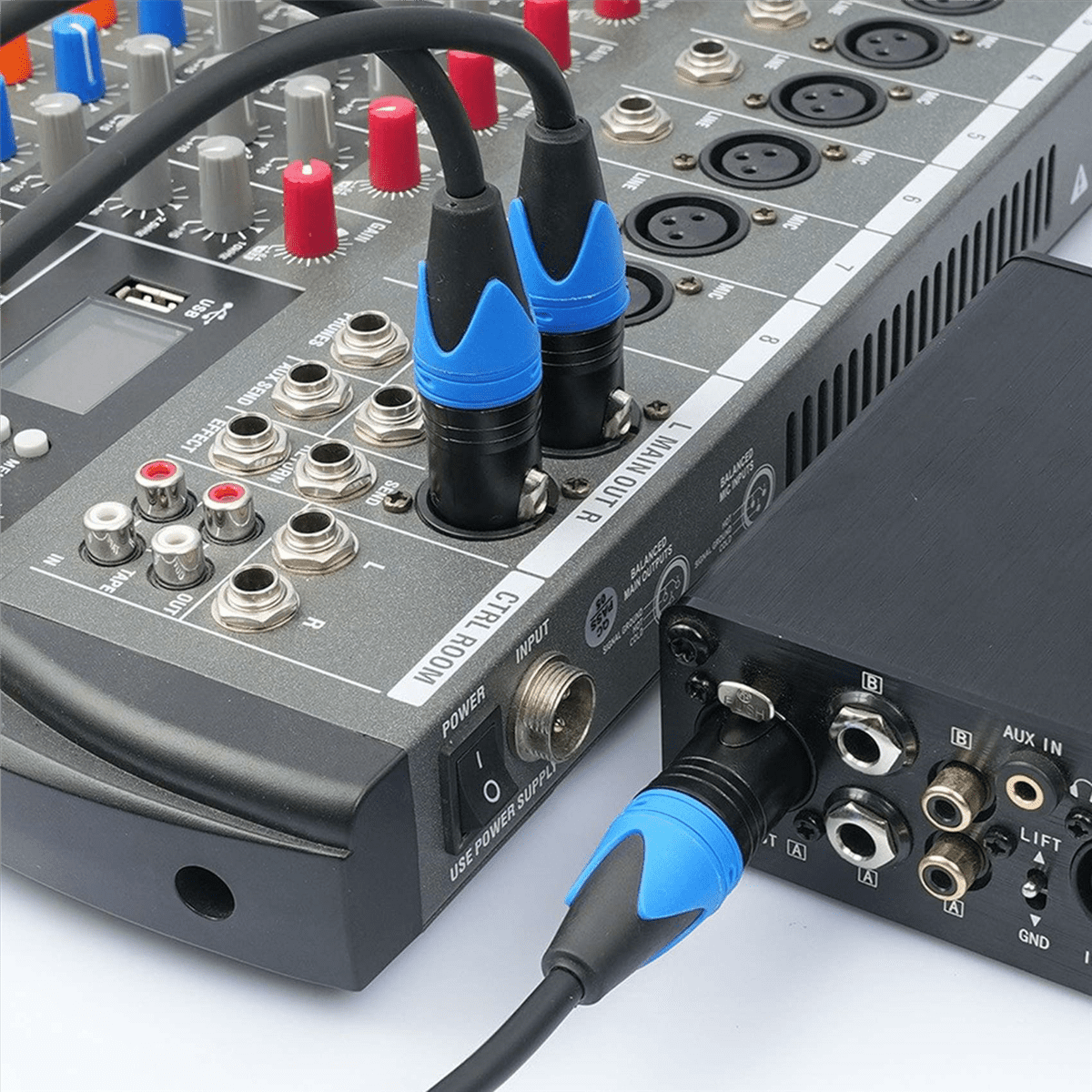 3pcs 50cm XLR Splitter Cable 1 XLR Female to 2 XLR Male XLR Y Splitter Cable Microphone Splitter Cord,3 x XLR Splitter Cable