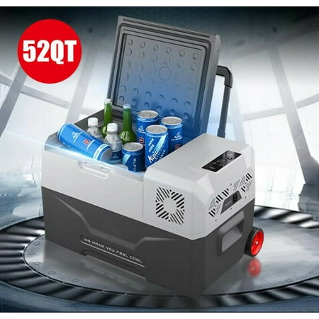 50L 12/24V Portable Refrigerator Freezer Camping Car Caravan Bar Mini Fridges
