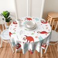 thumbnail image 2 of Sloth Tablecloth Round Table Cloths 60 Inch Wrinkle Resistant Picnic Table Covers Washable for Holiday Kitchen Party Picnic, 2 of 6