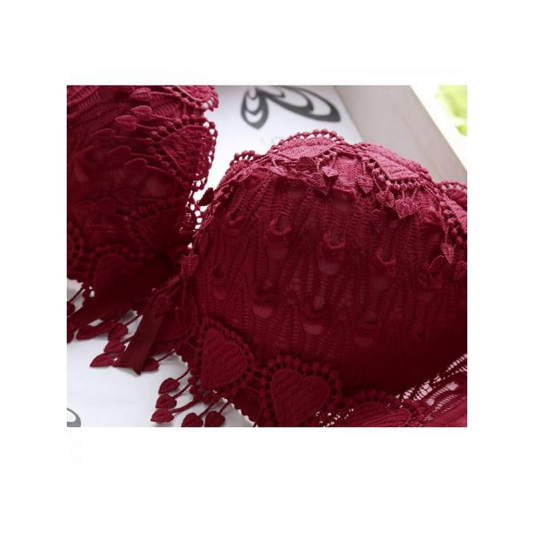 Lace Push-Up Secret Love Red Ladies Cotton Embroidered Bra at Rs 150/piece  in New Delhi