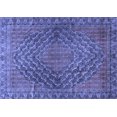 thumbnail image 1 of Ahgly Company Indoor Rectangle Persian Blue Traditional Area Rugs, 8' x 12', 1 of 4