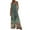 Green jumpsuits women dressy, variant on Jumpsuits for Women Dressy Vintage Pleated Wide Leg Pocket Loose Baggy Strap Jumpsuits Overalls Summer Square Neck Sleeveless Floral Print Long Trendy Rompers Green xl