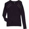 thumbnail image 1 of INC suéter de punto con cordones en los hombros para mujer, morado, mediano, 1 of 2