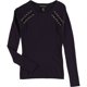 thumbnail image 2 of Suéter de punto con cordones en los hombros I-N-C morado extragrande, 2 of 2