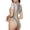 Geometric, variant on Gold Glitter Pineapples Womens One Piece Swimsuits Modest Tummy Control Bathing Suits Lace Up Slimming Swim Suit-Medium