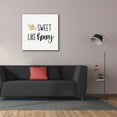 thumbnail image 3 of Epic Graffiti'Sweet Like Honey' by L. Larson, Giclee Canvas Wall Art, 37"x37", 3 of 8