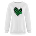 thumbnail image 4 of Chandail en Molleton Oversize 2023 pour Femmes Chemises Unies Col Rond Manches Longues Hauts Blouse Imprimée Coupe Ample Hauts pour Femmes, 4 of 5