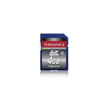 Transcend 4 GB Secure Digital High Capacity (SDHC) - 1 Card TS4GSDHC10I