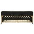 thumbnail image 4 of Furniture of America Knolt Fabric Twin Daybed with Trundle in Brown, 4 of 10