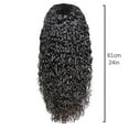 thumbnail image 5 of Easter gifts Mother's Day gifts Deep Wave Lace Front wig 4x4 HD Lace Close wig for Black women with a hair density of 150%, loose fluffy 24in glue-free deep roll wet and wavy wig pre-drawn bleached, 5 of 5