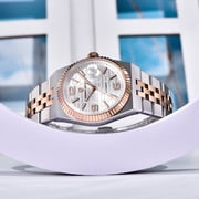 Pagani Design New Men's Automatic Watch Stainless Steel Mechanical Waterproof Wrist Watch for Men, Synthetic Sapphire Dial Glass PD-YS027