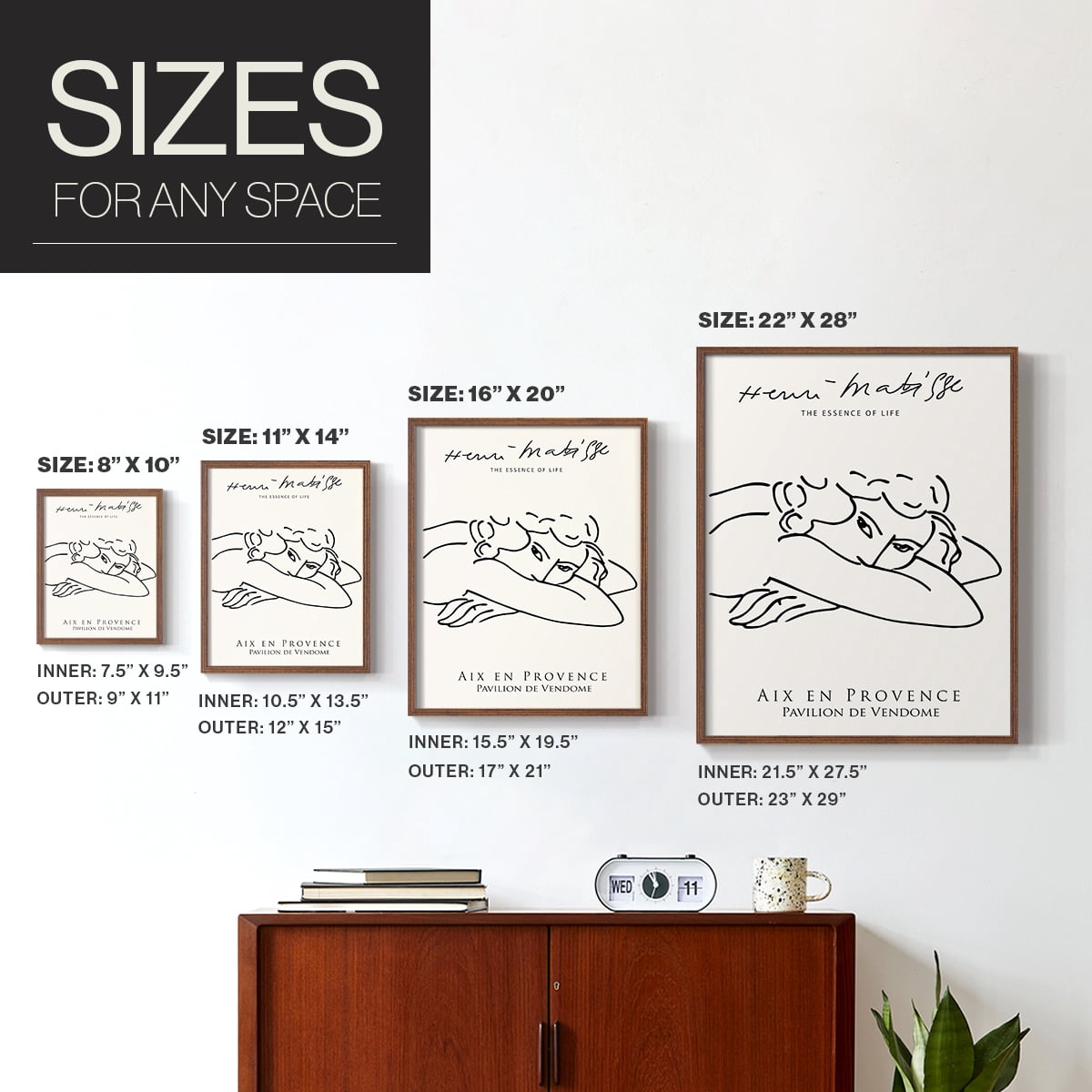 Matisse LXVI Framed Print - Solid Wood