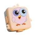 thumbnail image 3 of Bento Box Cute Chick Lunch Container Microwave Safe Food Grade Leak Proof with Utensils for Youth Picnic Office by Xuniizn, 3 of 7