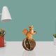 thumbnail image 3 of Lindos adornos de resina para jardinería, manualidades, decoración de escritorio, soporte para macetas en miniatura, terrario pequeño, para escritorio de oficina, diseño plegable de 2, 3 of 8