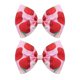 thumbnail image 1 of Pinzas para el pelo de fresa para niñas – 2 piezas de pinzas de cocodrilo con lazo rosa fresa, pinzas para el pelo con lazo, pasadores para el pelo de frutas para niñas, accesorios para el pelo para n, 1 of 2
