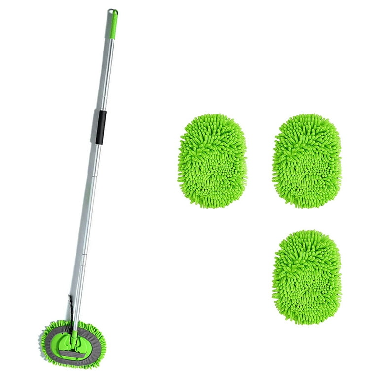 Hometimes 2 in 1 Car Wash Brush, 62 Car Wash Mop with Long Handle