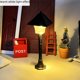 thumbnail image 4 of Casa de muñecas Casa de muñecas LED Luz de calle brillante Luz vertical Puerta Patio Escena navideña Decoración de ambiente Conjunto, 4 of 5