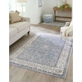 thumbnail image 3 of Rugs.com Eco Traditional Collection Rug – 2' x 3' Harbor Blue Medium Rug Perfect For Entryways, Kitchens, Breakfast Nooks, Accent Pieces, 3 of 9