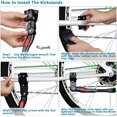 thumbnail image 5 of Bicycle Adjustable Aluminum Alloy Side Support Bipod (White), 5 of 5