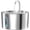 74oz Cat Fountain, variant on Cat Water Fountain Stainless Steel: 2.2 L Cat Fountain for Drinking - Automatic Pet Water Fountain for Cats Inside - Metal Cat Dog Water Dispenser Bowl with Faucet Water Level Window Ultra Quiet Pump